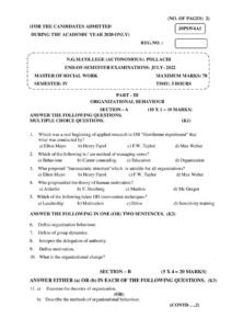 Cover of 20PSW4A5 – Organizational Behaviour-ALIGNED