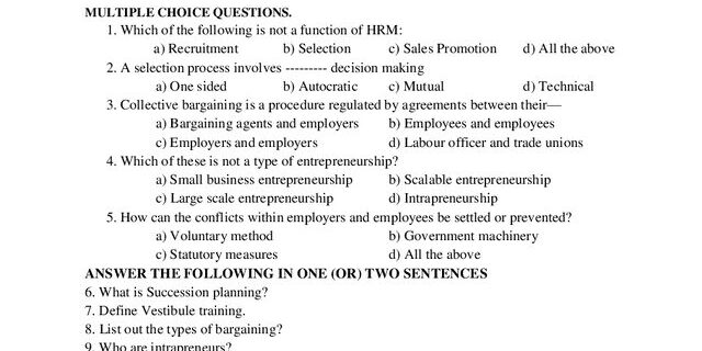 Cover: 19UCF620 – Human Resource Management