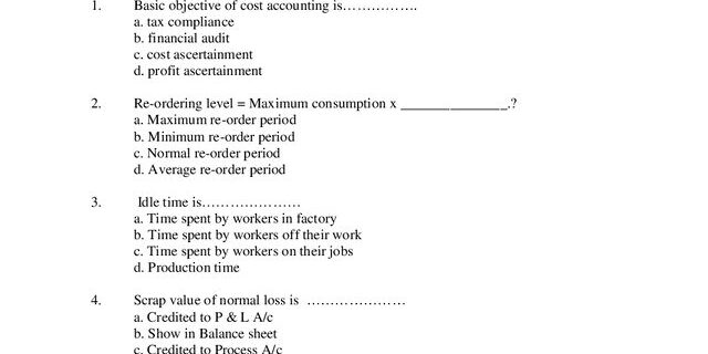 Cover: 20UPA514 – Cost Accounting