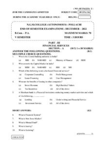 Cover of 20UPA516 – Financial Services