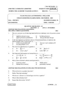 Cover of 21PPS309 – Quantum Mechanics – II