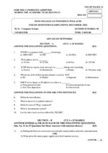 Cover of 22PCS1E1 – Advanced Networks