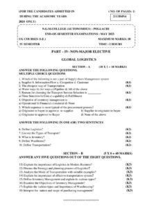 Cover of 21UIB4N2 – 1 Global Logistics