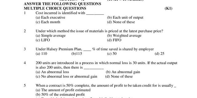 Cover: 21UBI409 – Cost Accounting