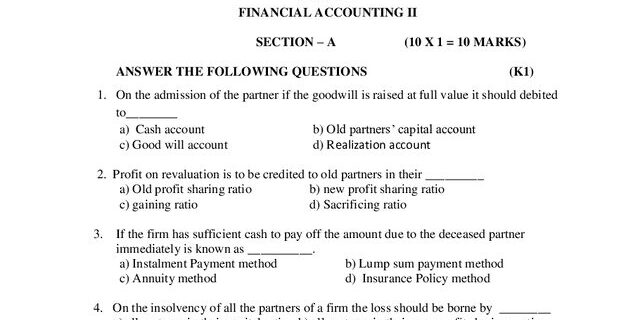 Cover: 22UCF203 – Financial Accounting