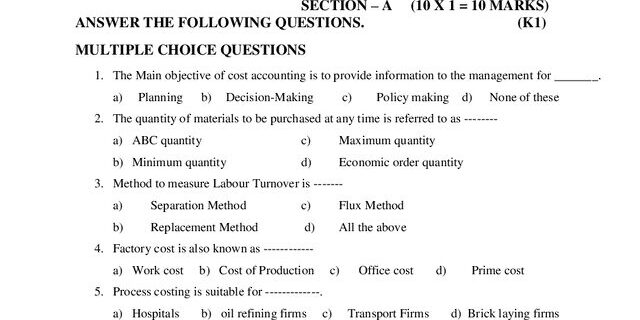 Cover: 21UEC413 – Cost Accounting