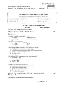 Cover of 22PCS206 – Android Programming