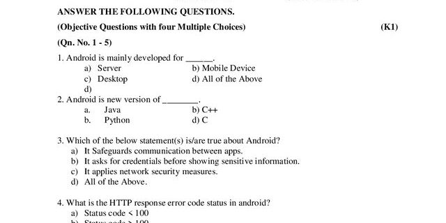 Cover: 22PCS206 – Android Programming