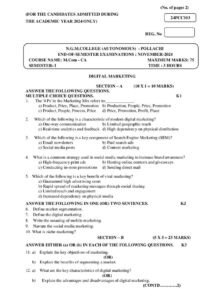 Cover of 24PCC103 – Digital marketing