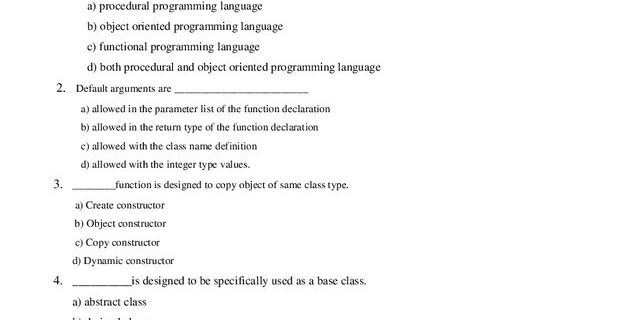 Cover: 24UCS101 – C++ Programming
