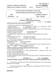 Cover of 23PSW309 – Corporate Social Responsibility