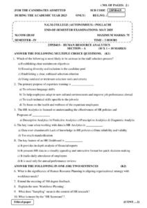 Cover of 23PIB415 – Human Resource Analytics