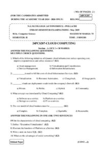 Cover of 24PCS207 – Cloud Computing