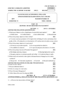 Cover of 22USW6E4 – Human Resource Management
