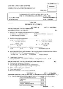 Cover of 24UCF4A1 – Business Statistics