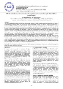 Cover of Cloud-Centric Business Transformation: An Empirical and Conceptual Analysis of SaaS-Driven Growth Models