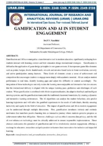 Cover of Gamification and AI in Students Engagement