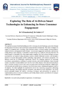 Cover of Exploring The Role of AI-Driven Smart Technologies in Enhancing In-Store Consumer Engagement