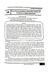Cover of From personalization to protection: ethical AI practices in digital marketing