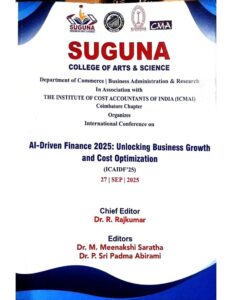 Cover of A Study on reason for using AI among College students in pollachi taluk