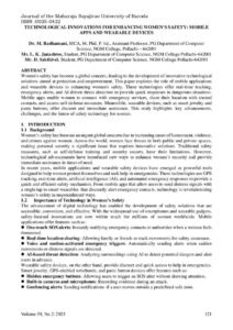 Cover of Technological Innovations for Enhancing Women’s Safety: Mobile Apps and Wearable Devices