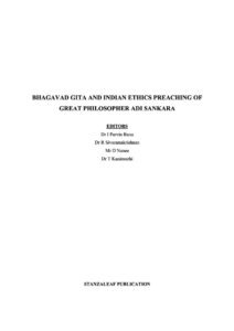 Cover of Relevance of the Gita and Shankara’s Teachings in Contemporary Moral Education