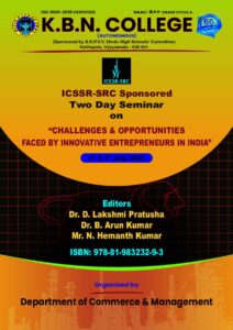 Cover of Entrepreneurship Development in India-A Study on its Opportunities and Challenges